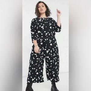 ASOS design abstract square jumpsuit